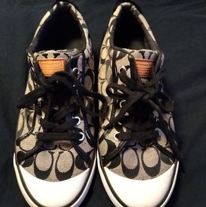 Coach Black and Gray Women's Sneakers